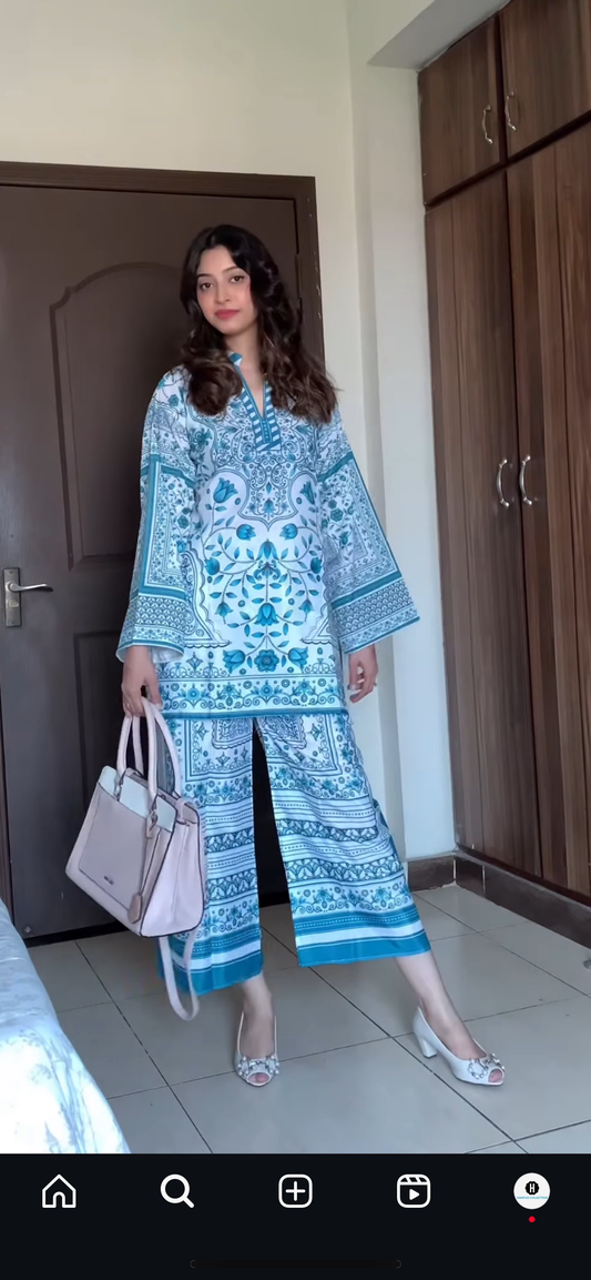 blue co ord