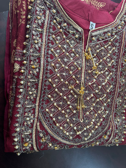 chiffon gharara