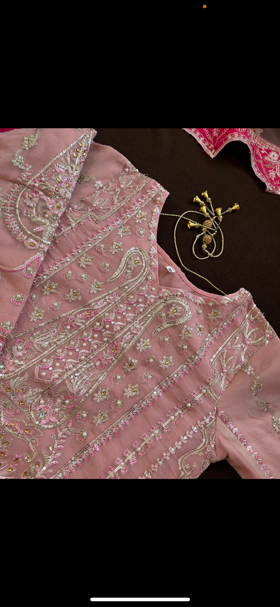 Luxury pink kameez