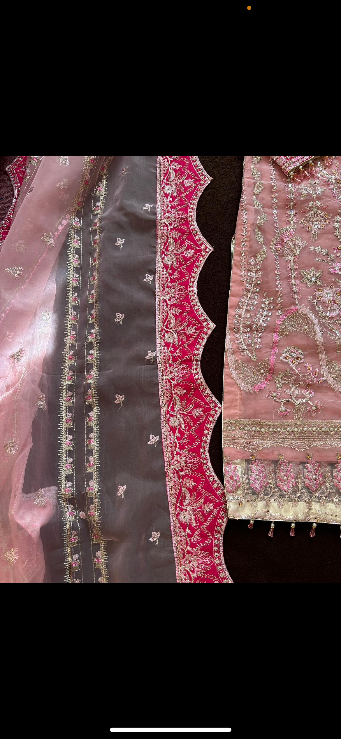 Luxury pink kameez