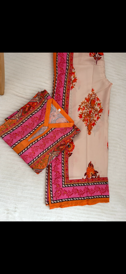 pink/orange co ord set