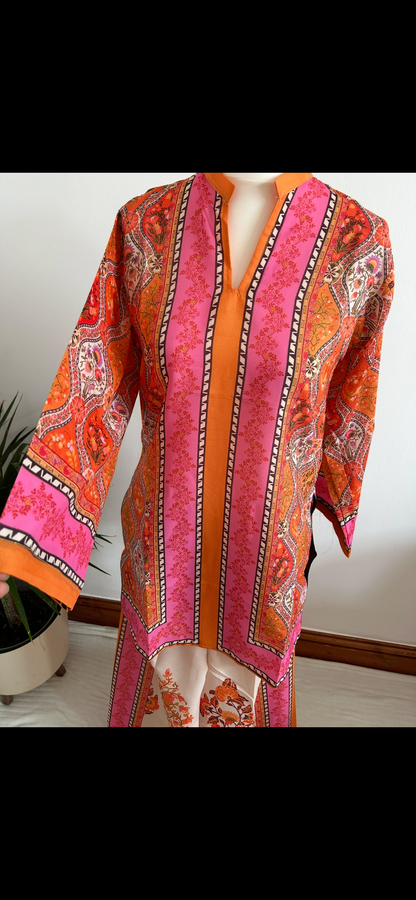 pink/orange co ord set